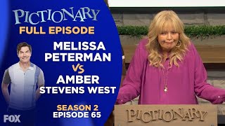 Ep 65 Theres A Wrench In Their Game  Pictionary Game Show Melissa Peterman vs Amber Stevens West [upl. by Corydon586]