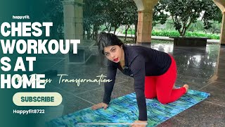 The Best PushUp Workouts for Chest without Equipment  Happy fir [upl. by Rhea203]