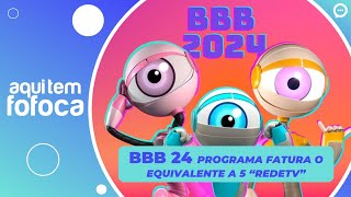 Globo fatura o equivalente a cinco ”RedeTV” só com o BBB [upl. by Jovitah651]