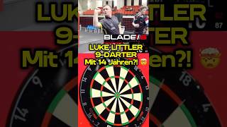 MIT 14 JAHREN  9DARTER von Luke Littler 🤯 shorts darts subscribe [upl. by Libb838]