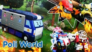 POLI World  Robocar POLI Stop motion series EP02 I POLI rescues the forest [upl. by Stu]