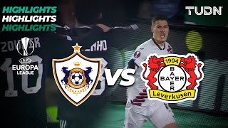 HIGHLIGHTS  Qarabag 22 Leverkusen  UEFA Europa League 202324  8vos  TUDN [upl. by Dennard479]