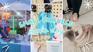 Small Business Studio Vlog  Prepping for a Craft Market  Star Wars Night Market Prep StudioVlog [upl. by Adelia]