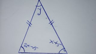 isosceles triangle 📐  geometricequations geometry angles [upl. by Ttej704]