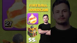 FireBallHandcam  55s 🔥🎯 clashofclans [upl. by Grimaldi926]