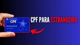 Como criar CPF pra Estrangeiro [upl. by Ardnasil]