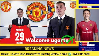 🚨 BREAKING MANUEL UGARTE JOINS MANCHESTER UNITED IN A RECORDBREAKING FEE 🔥 manchesterunited mufc [upl. by Snowman350]