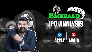 Emerald tyres IPO analysis Lena hai ya nahi emeraldtyres ipo ipoanalysis gmp [upl. by Anairda]