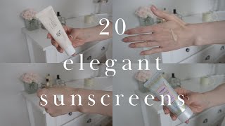 I Tried 20 Sunscreens So You Dont Have To  Korean Mineral Chemical Dewy Matte No Eye Burning [upl. by Naimad]