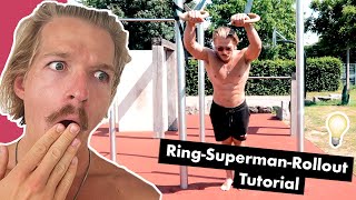 Ring Superman Rollout Tutorial  Abs trainieren mit Ringen [upl. by Lundell]