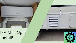 Installing a Mini Split in an RV [upl. by Cord]