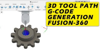 How to generate 3D Tool path amp Gcode in Fusion 360 for CNC router machine [upl. by Celia911]