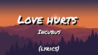 Love Hurts  Incubus lyrics [upl. by Hedve418]