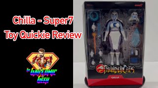 Chilla  Thundercats Ultimate Super7 Lunatak Toy Quickie Review by the GayComicGeek [upl. by Sardella]