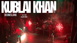 Kublai Khan TX  Boomslang  Live at Club Soda Montreal April 2024 [upl. by Tavey106]