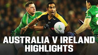 AFL  Australia v Ireland International Rules Highlights 2015 [upl. by Anuahs]