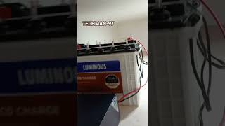 Luminous inverter UPS 1650 watt 150 AH battery youtube home shorts luminousinverter [upl. by Kaiser519]