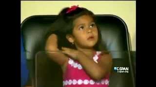 Daddys Girl Julian Castros Daughter Carina Victoria Flipping Her Hair During DNC Keynote Speech [upl. by Ingham]