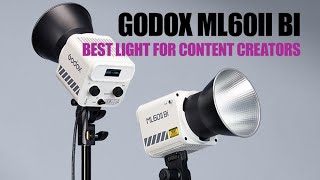 Godox ML60II BI  Best Light for Content Creators [upl. by Nakada969]