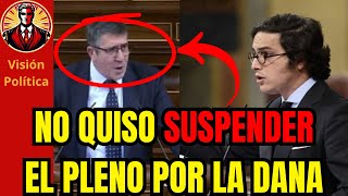 🔥🔥🔥 VOX HUNDE a PATXI LÓPEZ 🔥 REVELAN LA EXCUSA QUE DIO PARA NO SUSPENDER EL PLENO POR LA DANA [upl. by Gottwald]