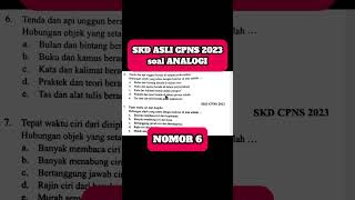 Nomor 6 ‼️Soal SKD ANALOGI ‼️soal Asli CPNS 2023 soalcpns2023 soalcpns2024 soalanalogi [upl. by Jarrett]