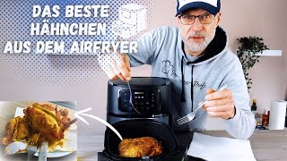 Saftigste Hähnchen aus der Heißluftfritteuse Rezept mit nur 4 Zutaten ✅Kommende FritteusenTrends [upl. by Haidabez991]