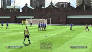 FIFA 14  How to Score Free Kicks [upl. by Adnam]