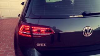 Vw golf mk7 sequential tail lights [upl. by Thgirw]