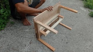 DIY Folding Table Ideas You Can Easily Make  Basic Folding Table Woodworking [upl. by Grider]