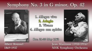 Roussel Symphony No 3 Martinon amp NHKso 1963 ルーセル 交響曲第3番 マルティノン [upl. by Grobe]