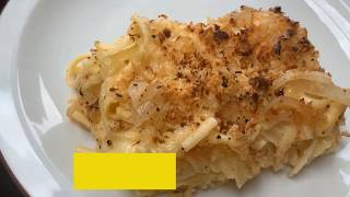 German Noodle Spatzle  Noodle with cheese  Easy and simple delicious German recipe [upl. by Eulaliah]