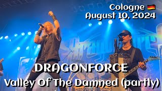 Dragonforce  Valley of the Damned partly Live Music Hall Cologne DE🇩🇪 Aug 10 2024 LIVE HDR 4K [upl. by Shaffer]