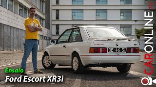 Ford Escort XR3i não é RÁPIDO mas é FANTÁSTICO Review Portugal [upl. by Ocirred75]