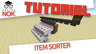 Tutorial Minecraft Item sorter  Ordenador de ítems sigue funcionado en la 118 [upl. by Wandie]