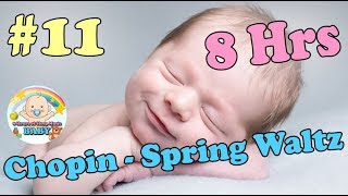 ❤8 HOURS Lullaby Baby Piano❤ Chopin  Spring Waltz Mariage Damoure  Classical Music No11 [upl. by Adiana340]