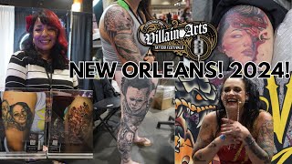 Best Tattoo Artists amp MindBlowing Side Shows New Orleans Villain Arts Tattoo Arts Festival 2024 [upl. by Lowe]