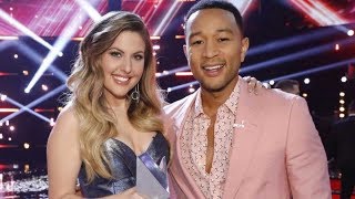 Maelyn Jarmon and John Legend Perform quotUnforgettablequotLyrics  The Voice Live Finale 2019 [upl. by Arocal]