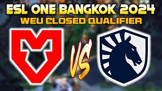 Mouz vs Liquid  ESL One Bangkok 2024 Western Europe Closed Qualifier [upl. by Anawahs]