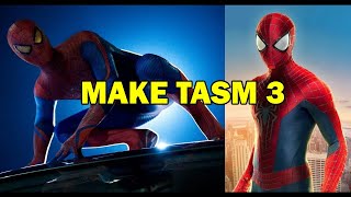 Andrew Garfield wants to continue as Spiderman maketasm3 [upl. by Clyde4]