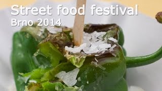 Street food festival Brno 2014 Czech republic 4K [upl. by Bambie]