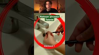 Comment NETTOYER ses pinceaux d’aquarelle d’acrylique et de gouache peinture art [upl. by Afaw]