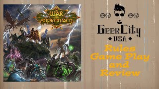 War of Supremacy  Rules Play Through and Review [upl. by Eboj]