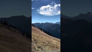 Alpine Beauty at Slate Pass pacificcresttrail mountains larches [upl. by Bautram]