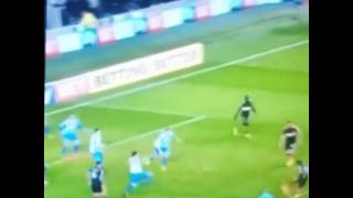 Brighton 12 Newcastle United  Diame equaliser goal 28022017 [upl. by Tiertza]