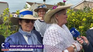 ST TROJAN FÊTE DU MIMOSA 2024 LA BELLE EPOQUE REPRÉSENTÉE À LA FÊTE [upl. by Yenattirb]