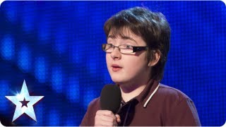 Jack Carroll with his own comedy style  Week 1 Auditions  Britains Got Talent 2013 [upl. by Goodrich]