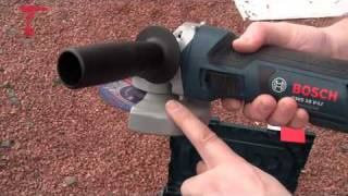 Bosch GWS18VLI Angle Grinder  First Look [upl. by Pickering]