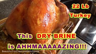 Roasting My Thanksgiving Turkey  DRY BRINE TURKEY  Thanksgiving Series 2020  Video 7 [upl. by Sedberry176]