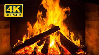 🔥 Fireplace 4K UHD Fireplace with Crackling Fire Sounds Fireplace Burning for Home [upl. by Cesaro103]