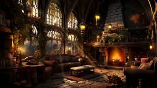 Soft Piano with Fireplace  Vintage Ambience Sound to Study Relax Sleep [upl. by Hanima756]